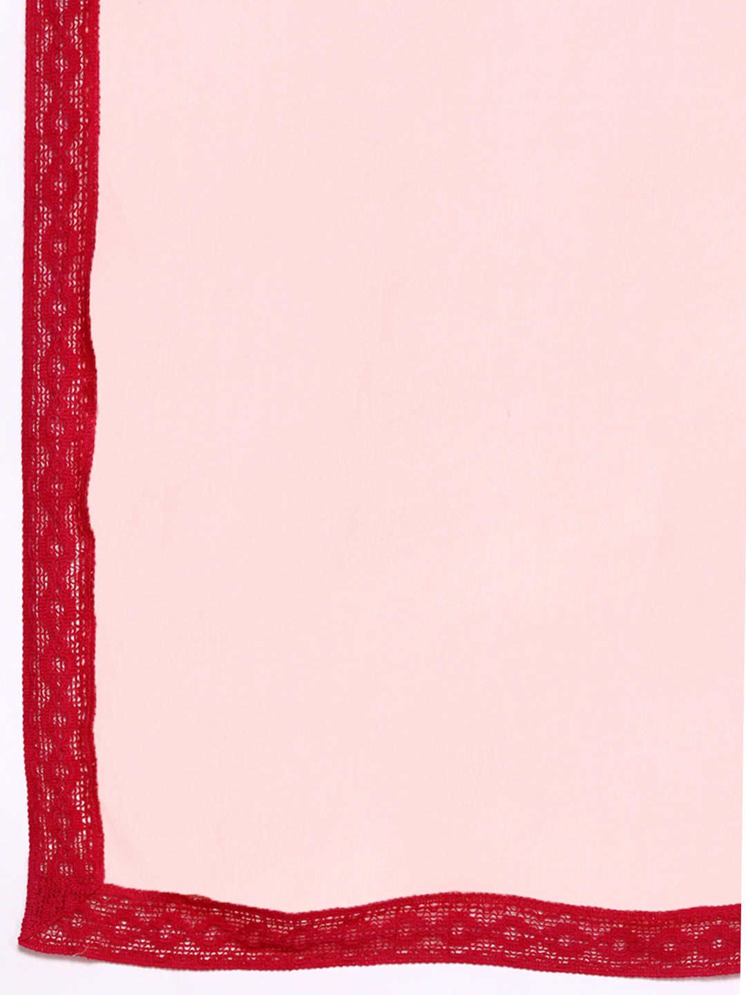 Ishin Women's Pink Embroidered Lurex A-Line Kurta with Trouser & Dupatta
