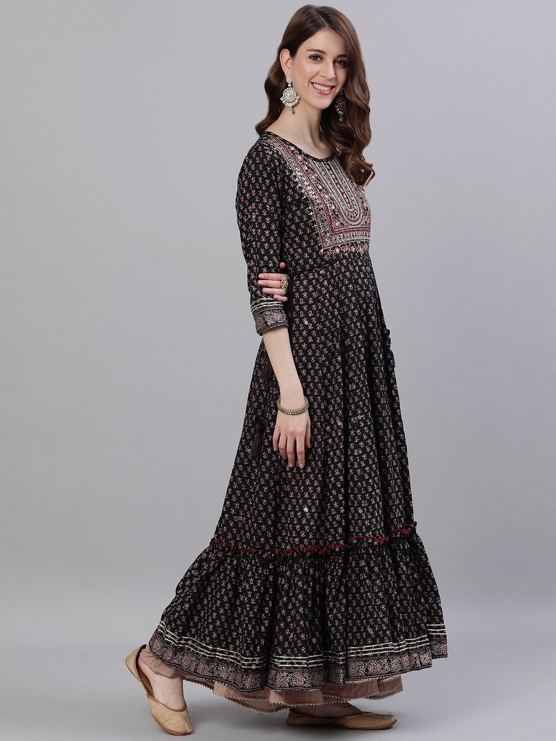 Parchayee Cotton Anarkali